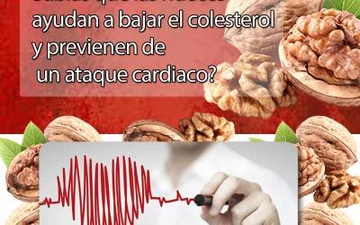 Las nueces ayudan aprevenir un ataque cardiaco!