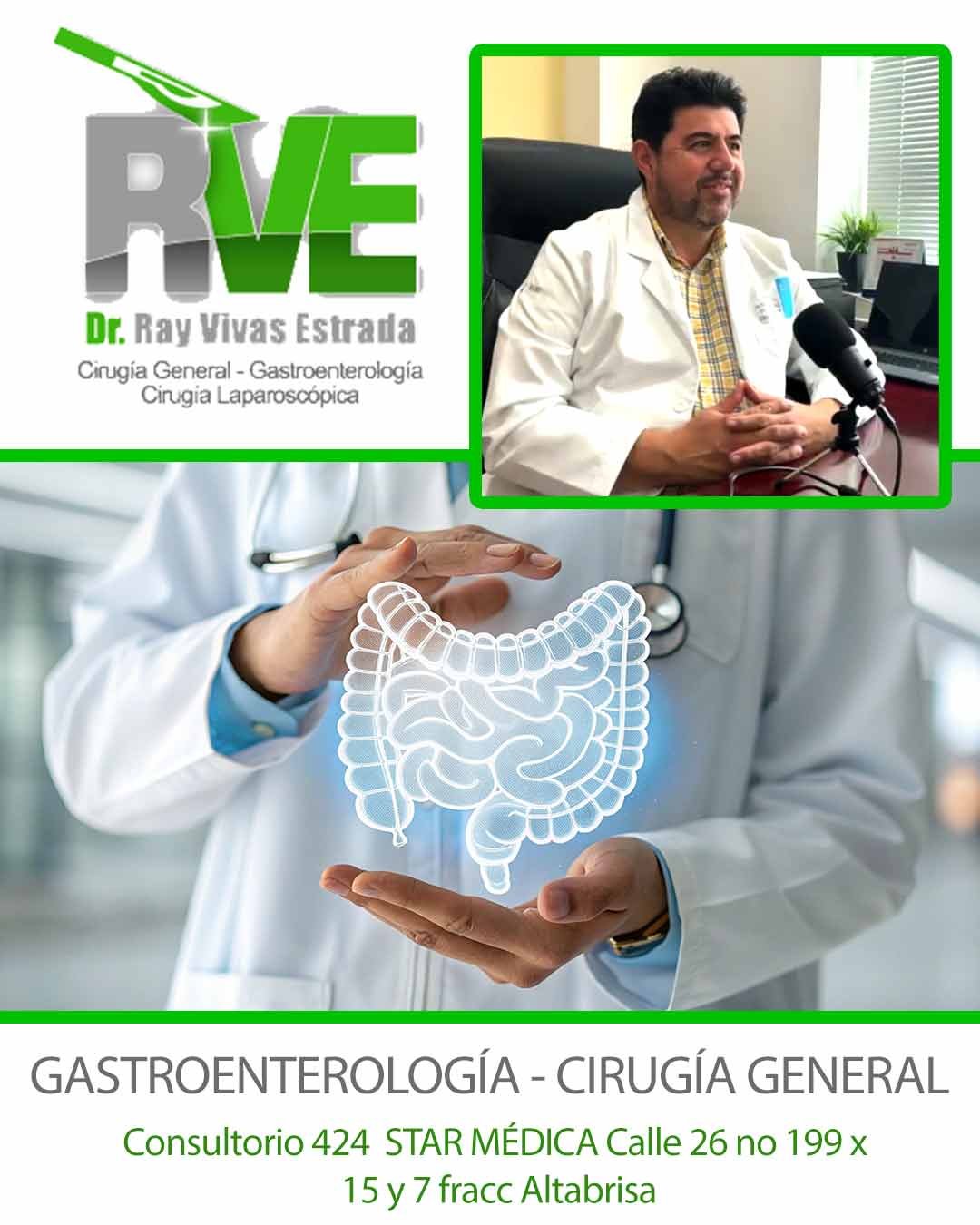 Gastroenterólogo Dr. Ray-Vivas