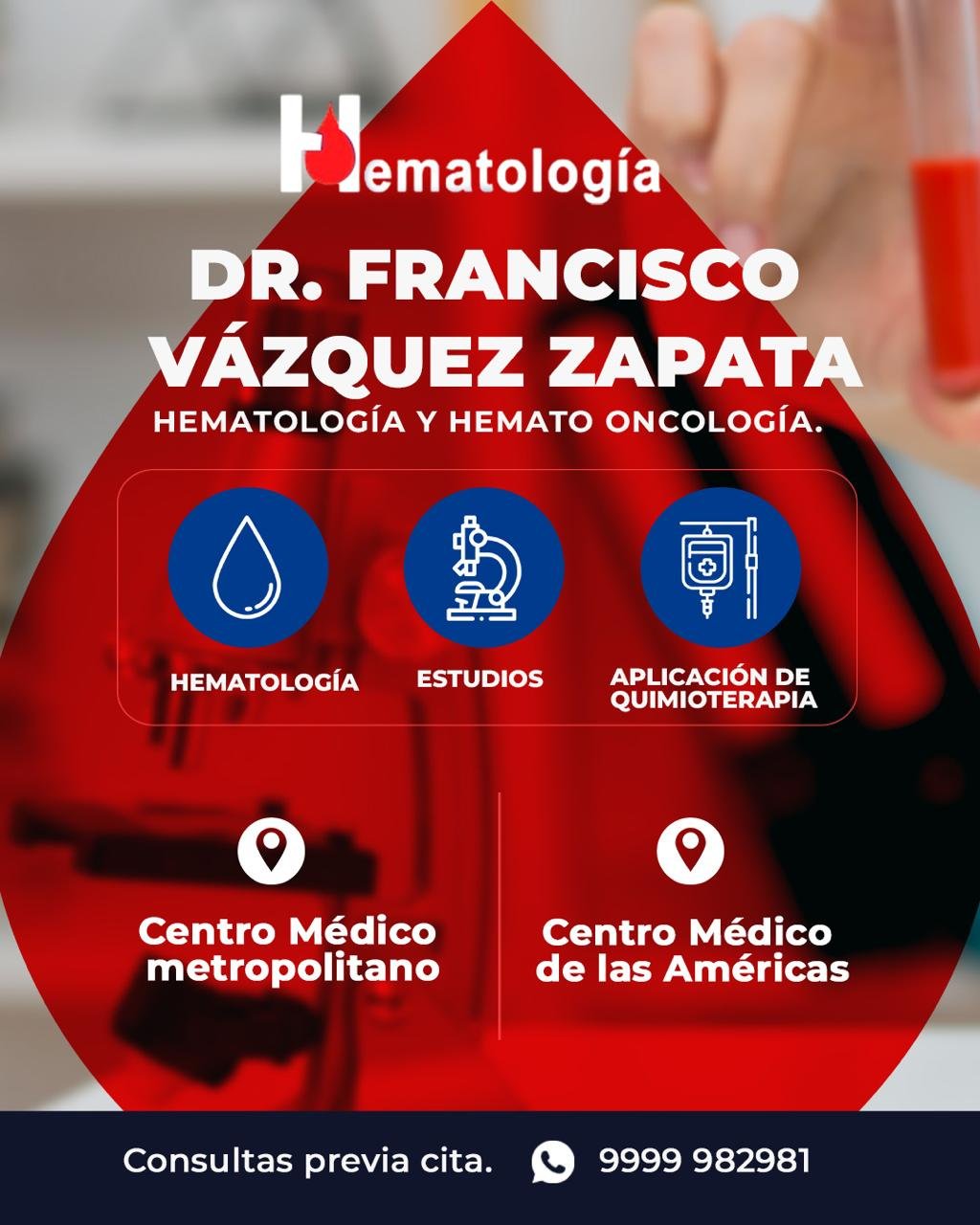Hematólogo Dr. Francisco Vázquez